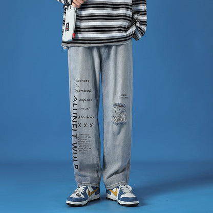 Dale – Men's Washed Loose Jeans