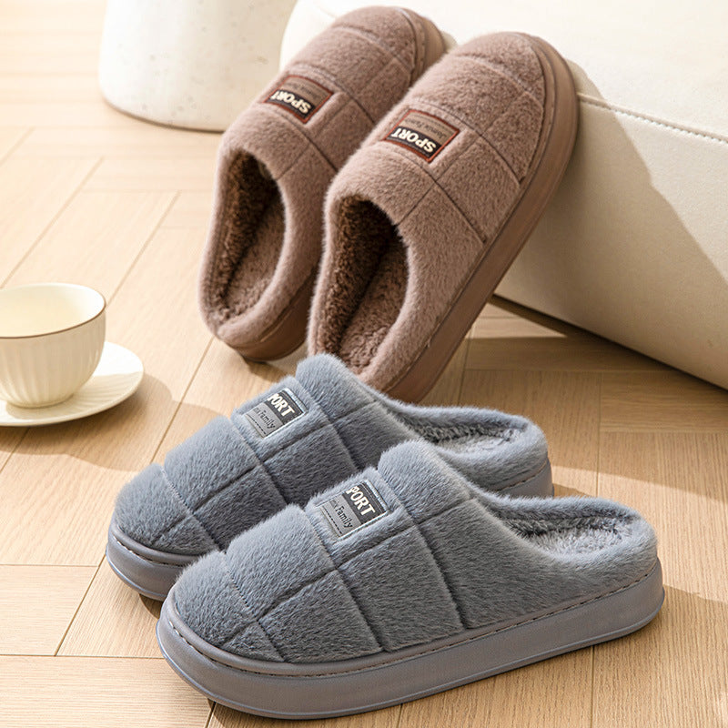 Michael – Men's Warm Plaid Indoor Slippers