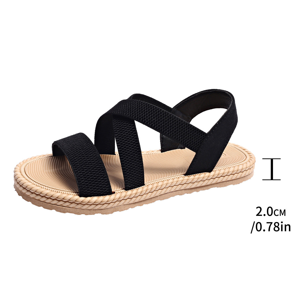 Margaret – Women's Elastic Band Roman Sandals