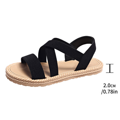 Margaret – Women's Elastic Band Roman Sandals