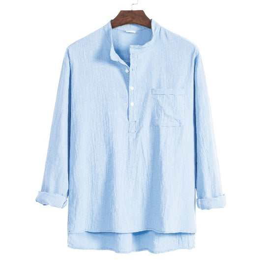 Nathan – Casual Long Sleeve Polo Shirt