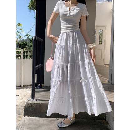 Clara – Summer Versatile Long Umbrella Skirt