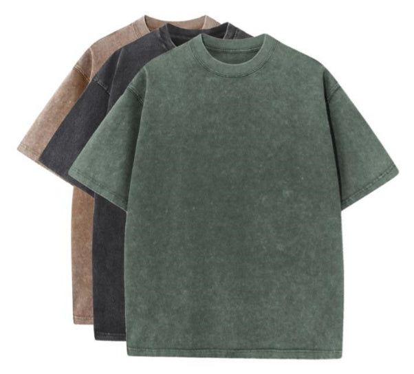 Adrian – Distressed Retro Loose Short Sleeve