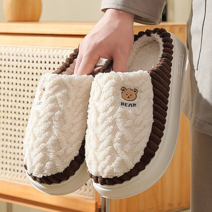 Carol – Cozy Bear Plush Slippers