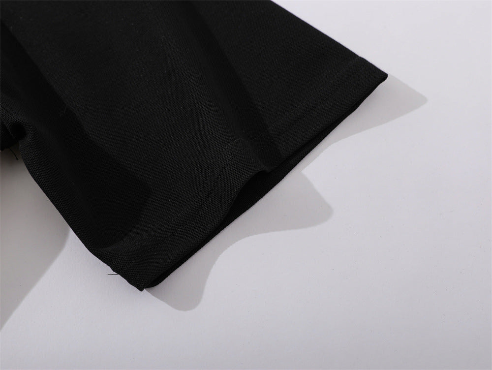 Louis – Spider Letter Print Short-sleeve Polo