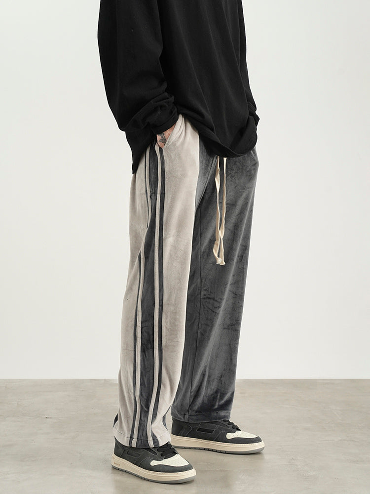 Jay – Casual Sports Wide Pants with Drawstring