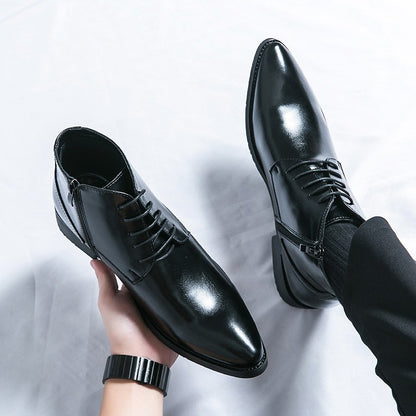 Laurence – Men's High-Top Pointed Toe Fashion Boots