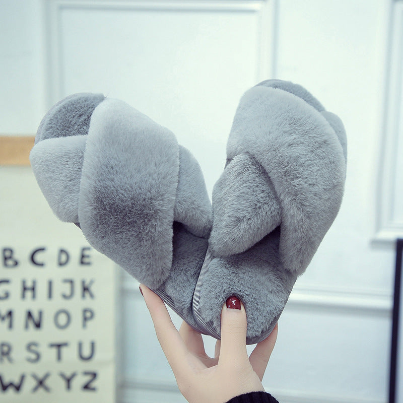 Ann – Warm Plush Home Slippers