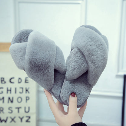 Ann – Warm Plush Home Slippers