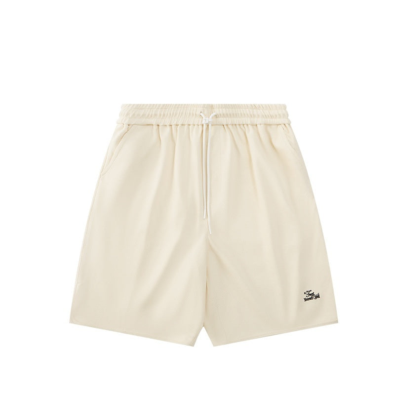 Kris – Embroidered Men's Curved Shorts