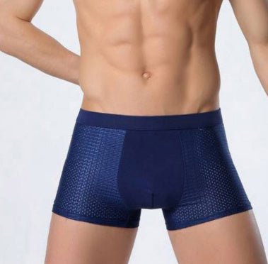 Bradley – Men's Mesh Boxer in Ice Silk