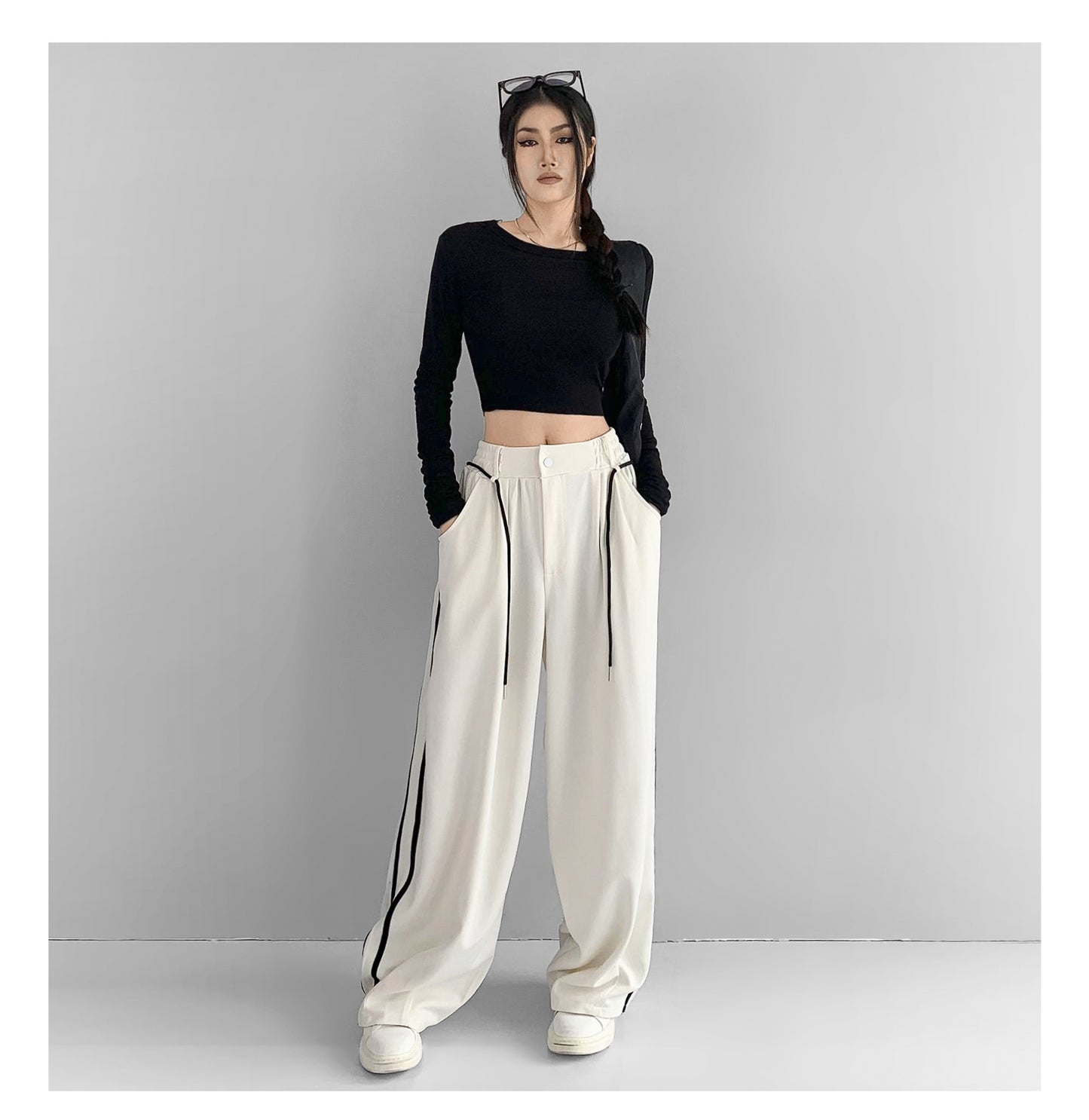 Melanie – High Waist Loose Wide Leg Pants