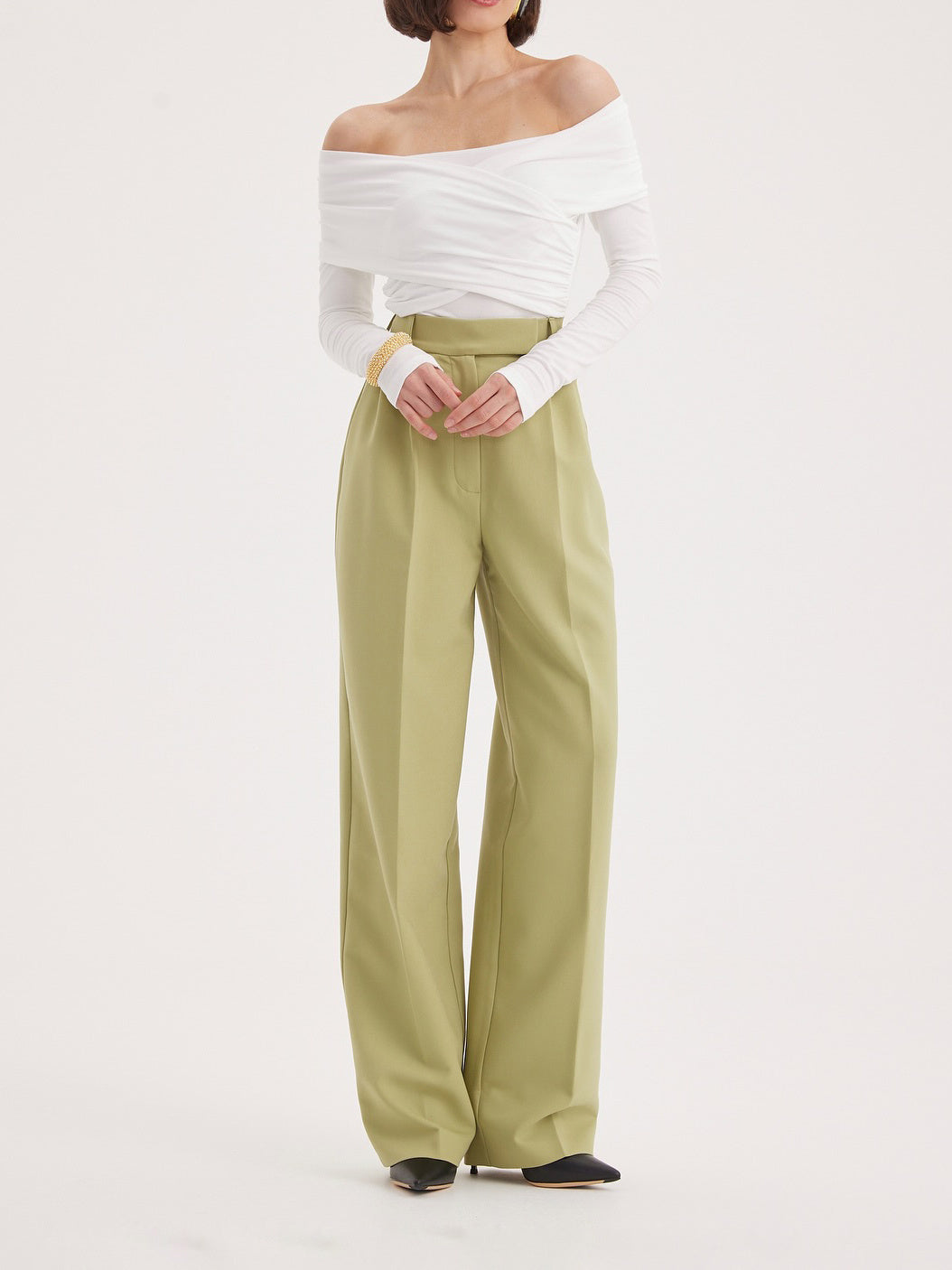 Zoe – Elegant High-Waisted Suit Set