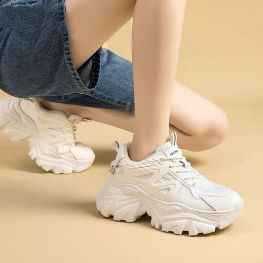 Andrea – Ultra-thin Vegan Leather Elevator Sneakers