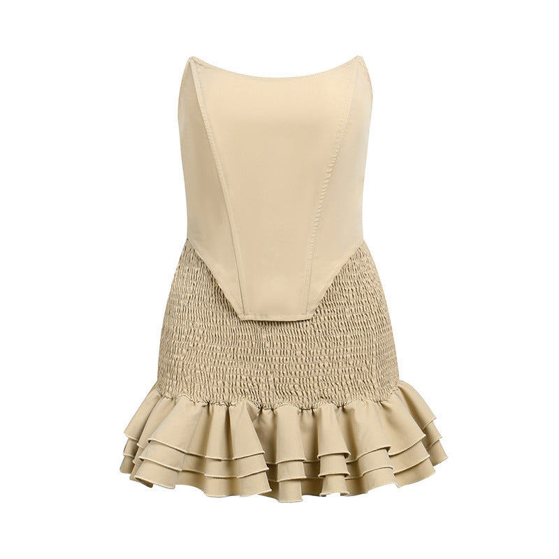 Hayley – Two-Piece Ruffle Skirt Set