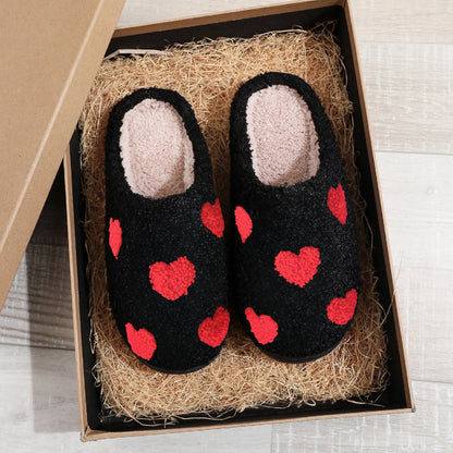 Julie – Cozy Indoor Love Cotton Slippers
