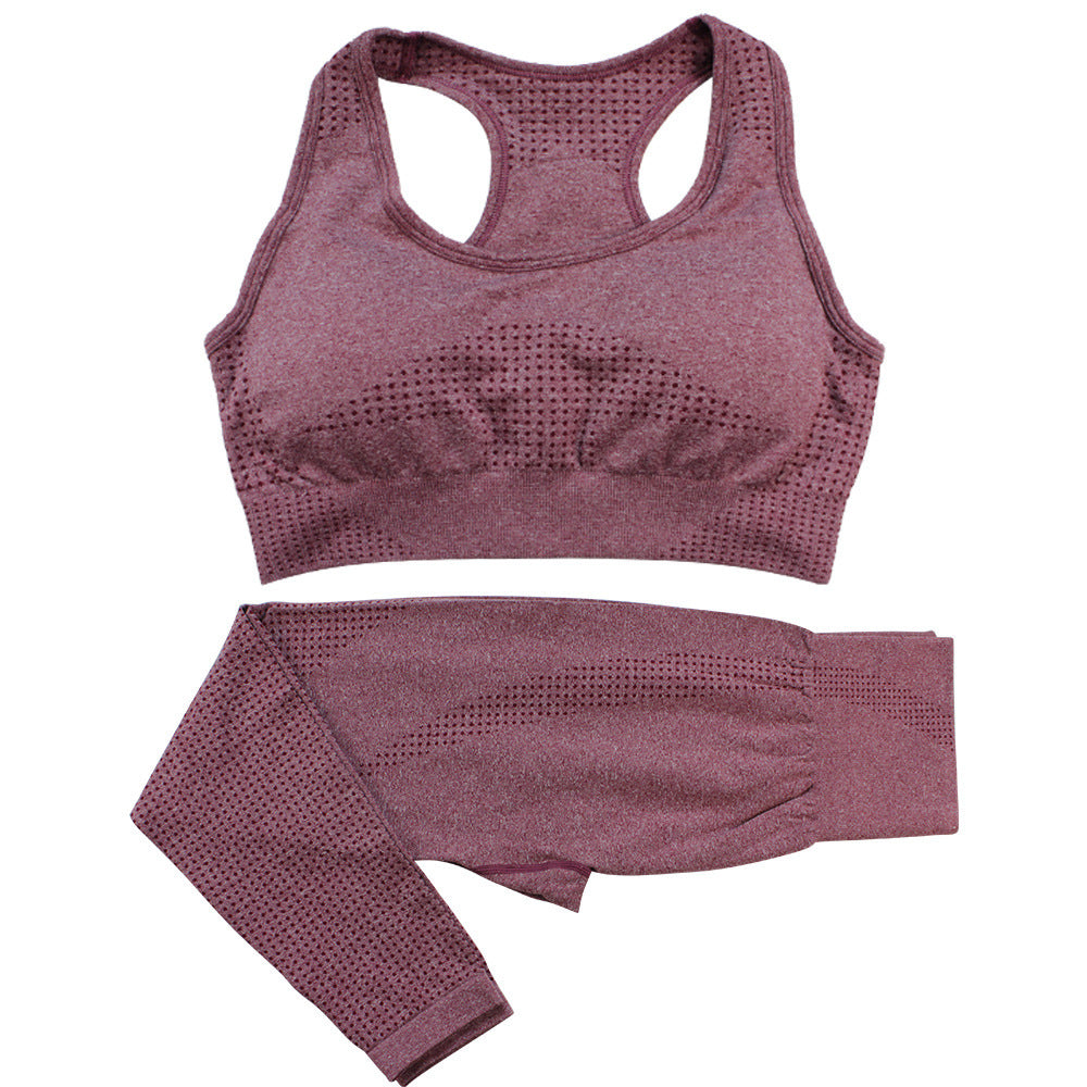 Ann – Seamless Yoga Set with High Waist Leggings
