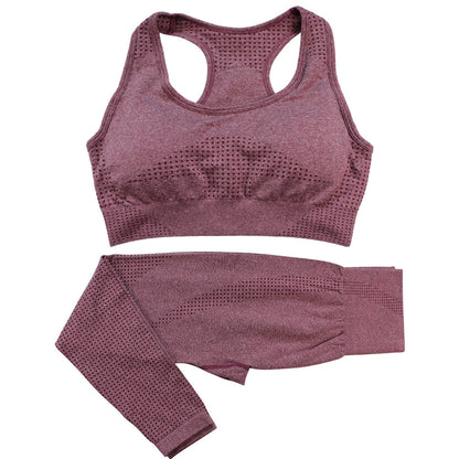 Ann – Seamless Yoga Set with High Waist Leggings