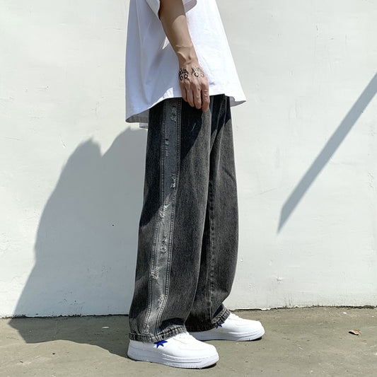 Adam – Men's Wide Leg Summer Trousers