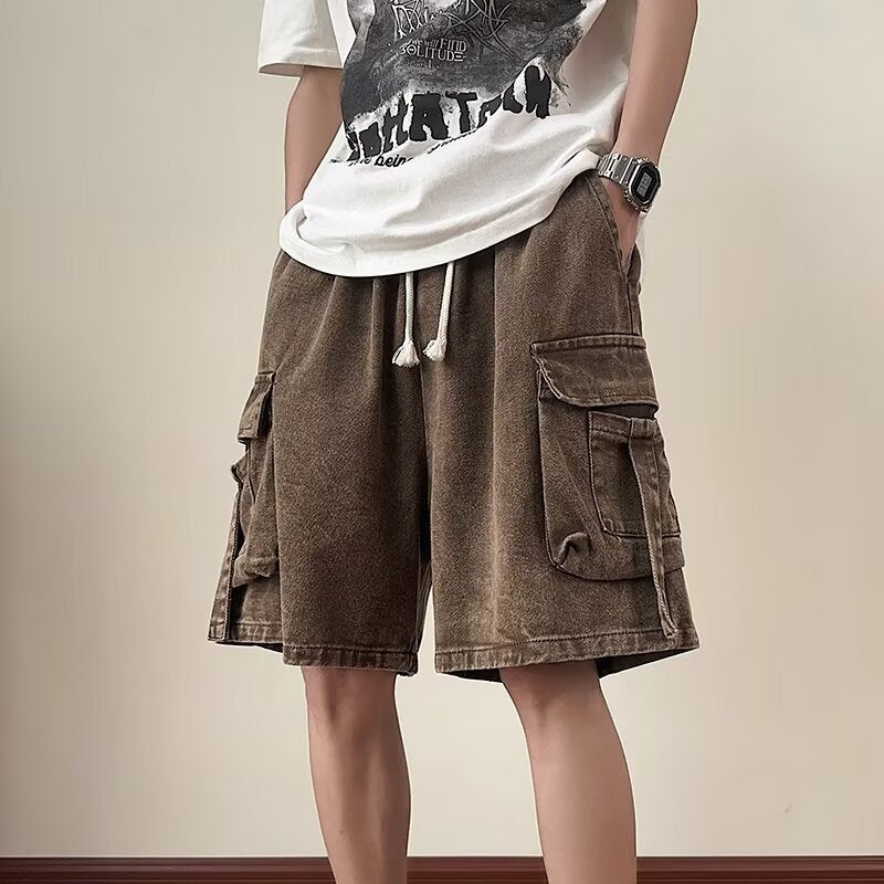 Michael – Men's Loose Multi-pocket Workwear Shorts