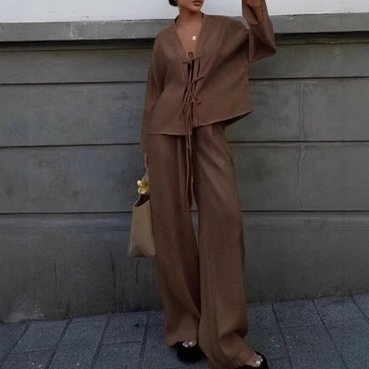 Kelly – Women's Fashion Lace-up Suit