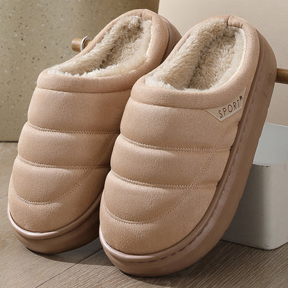 Barbara – Cozy Vegan Suede Indoor Slippers