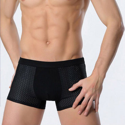 Bradley – Men's Mesh Boxer in Ice Silk