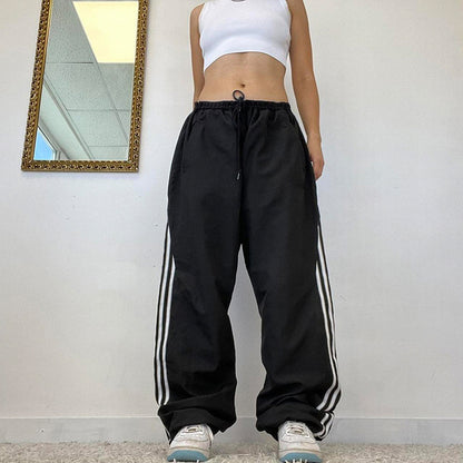 Kim – Double Striped Patchwork Pants