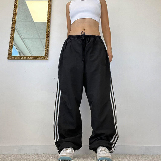 Kim – Double Striped Patchwork Pants