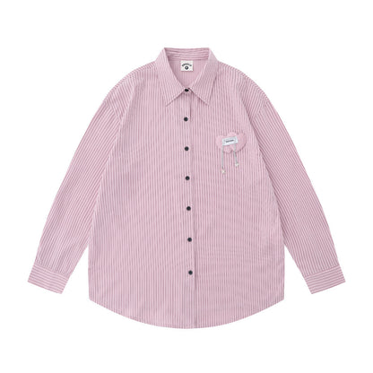 Marcus – Men's Pinstripe Long-sleeved Shirt
