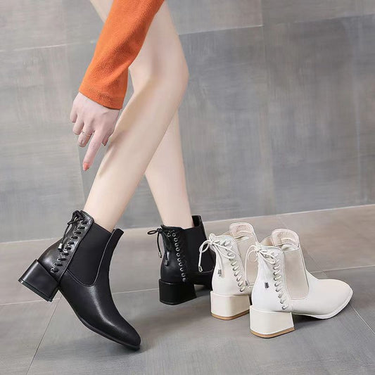 Esme – Velvet Warm Booties for Women