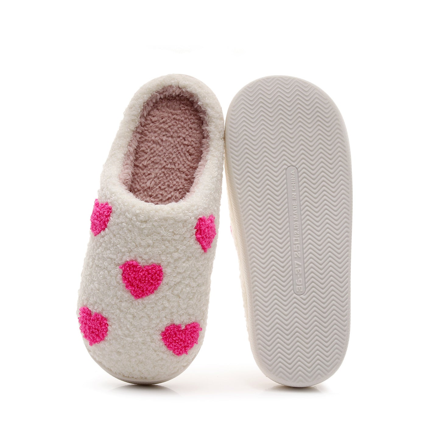 Julie – Cozy Indoor Love Cotton Slippers