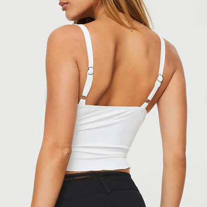 Melissa – Bow Camisole with Wave Edge