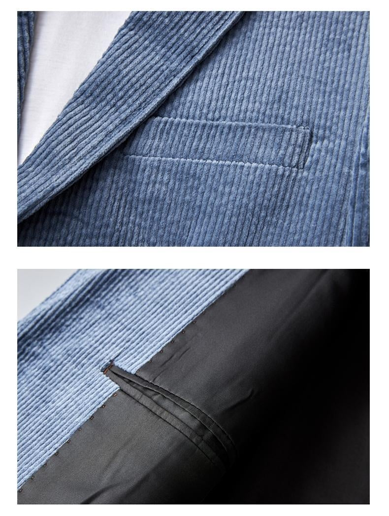 Marc – Slim Corduroy Suit for Autumn
