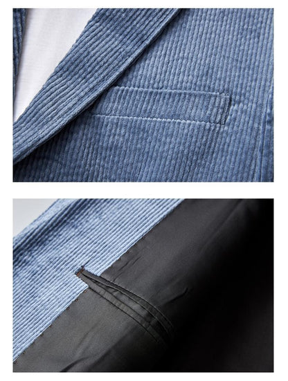 Marc – Slim Corduroy Suit for Autumn