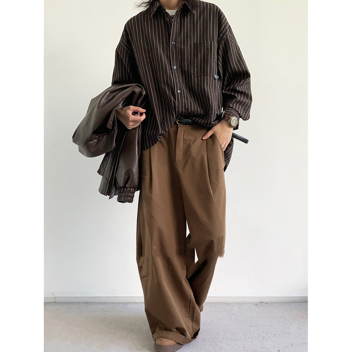 Jacob – Japanese Retro Striped Shirt