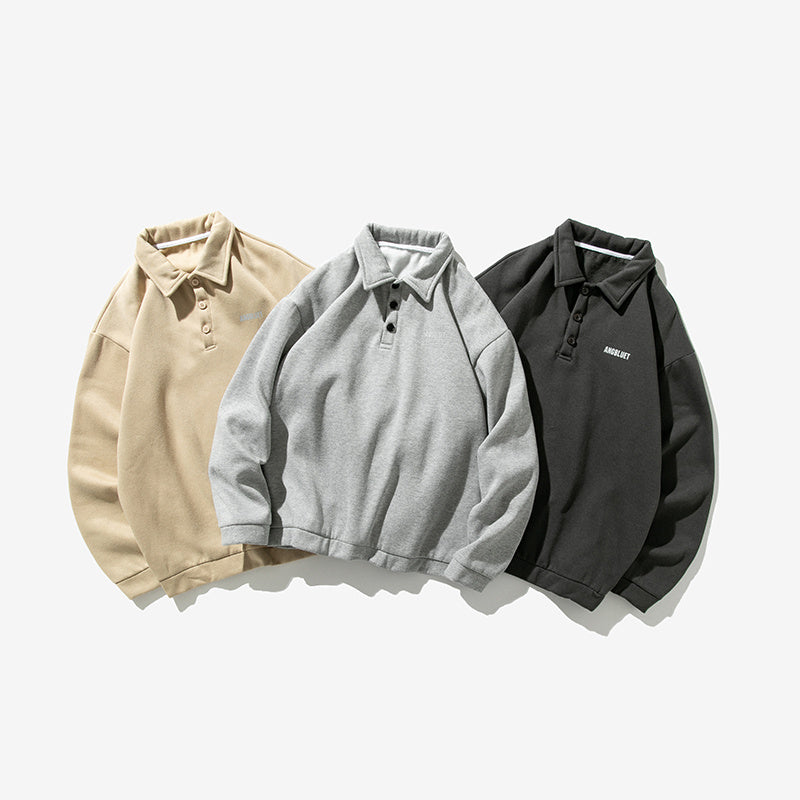 Aaron – Men's Velvet Polo Shirt