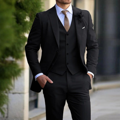Elliott – Classic Men's Slim Fit 3-Piece Suit