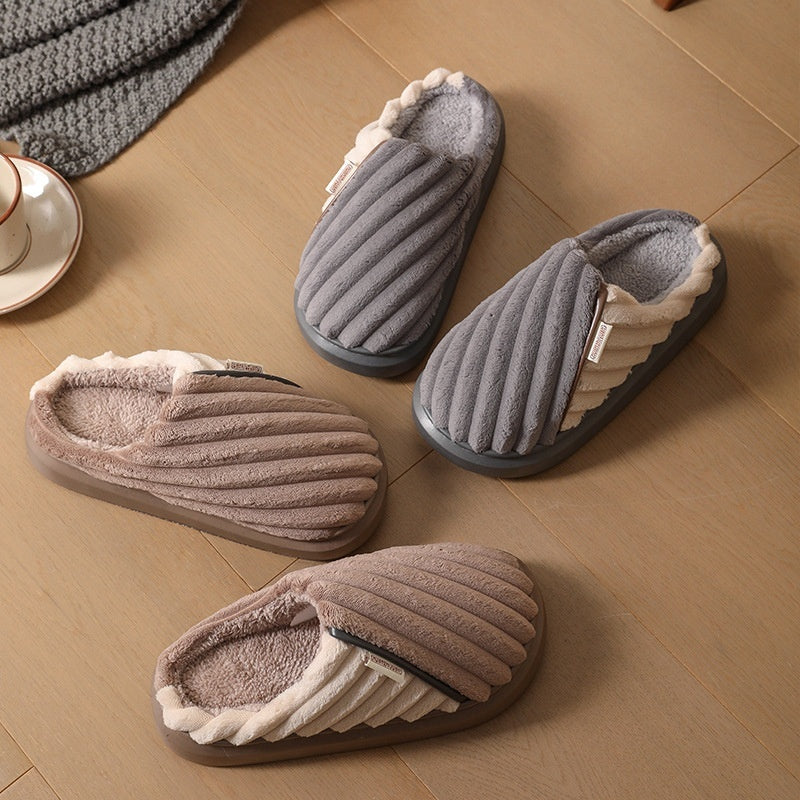 Cliff – Men's Fleece Lined Warm Vegan Suede Slippers