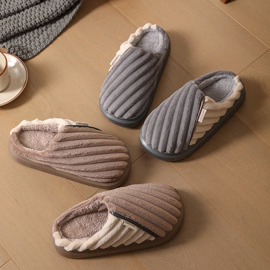 Cliff – Men's Fleece Lined Warm Vegan Suede Slippers