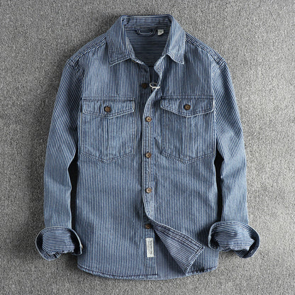 Allan – Washed Vintage Denim Shirt