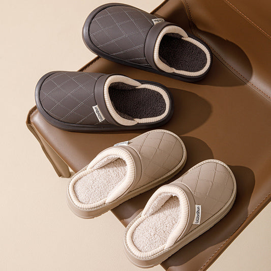 Sarah – Warm Plush Indoor Vegan Slippers