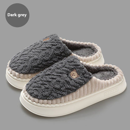 Carol – Cozy Bear Plush Slippers
