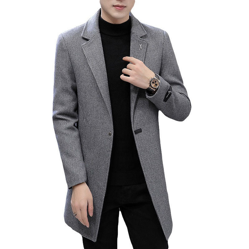 Scott – Slim Houndstooth Coat