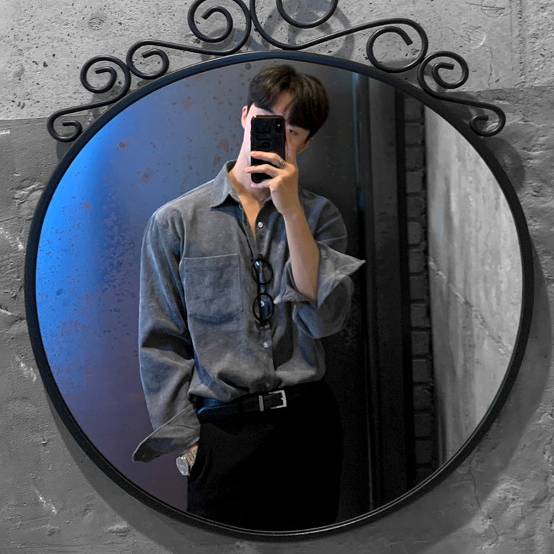 Mark – Retro Corduroy Long-Sleeved Shirt