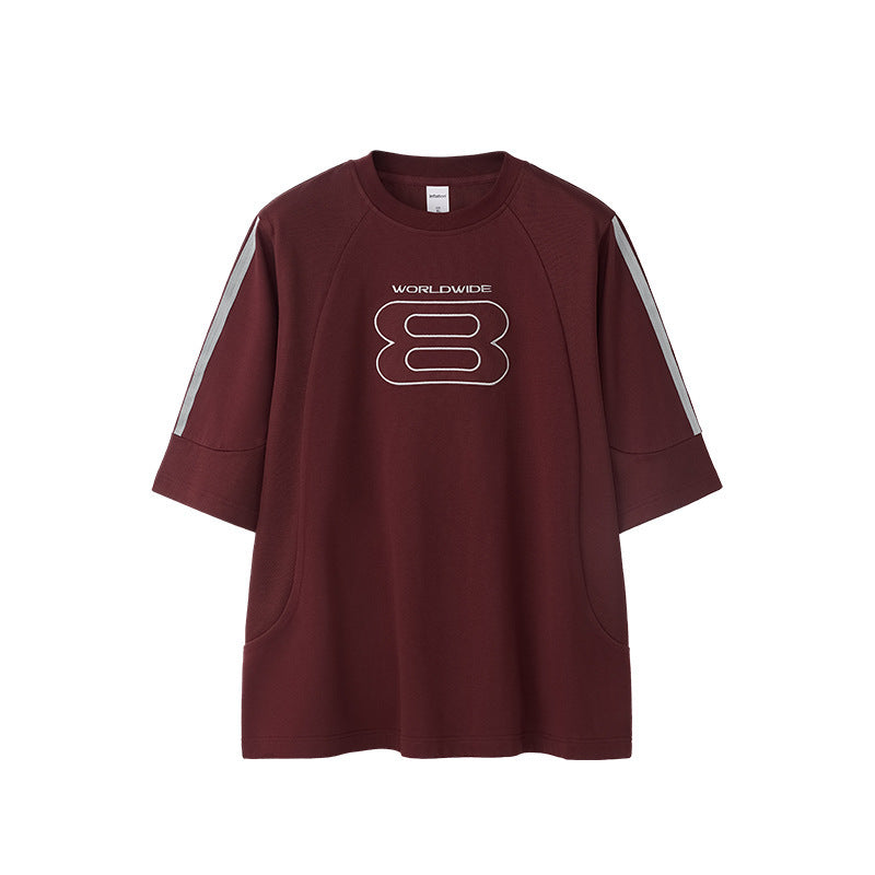 Jon – American Retro Loose Embroidery T-shirt