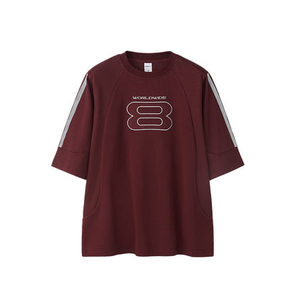 Jon – American Retro Loose Embroidery T-shirt