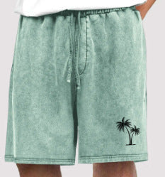Ross – Men's Beach Shorts with Drawstring Elastic Waist