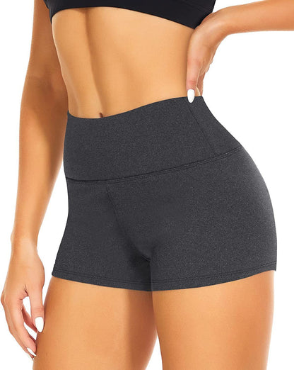 Alison – Trendy Vegan Silk High Waist Shorts