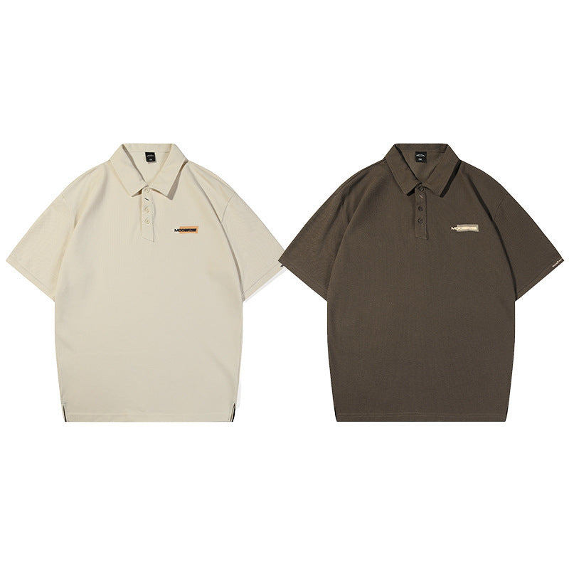 Desmond – Retro Embroidered Polo T-shirt